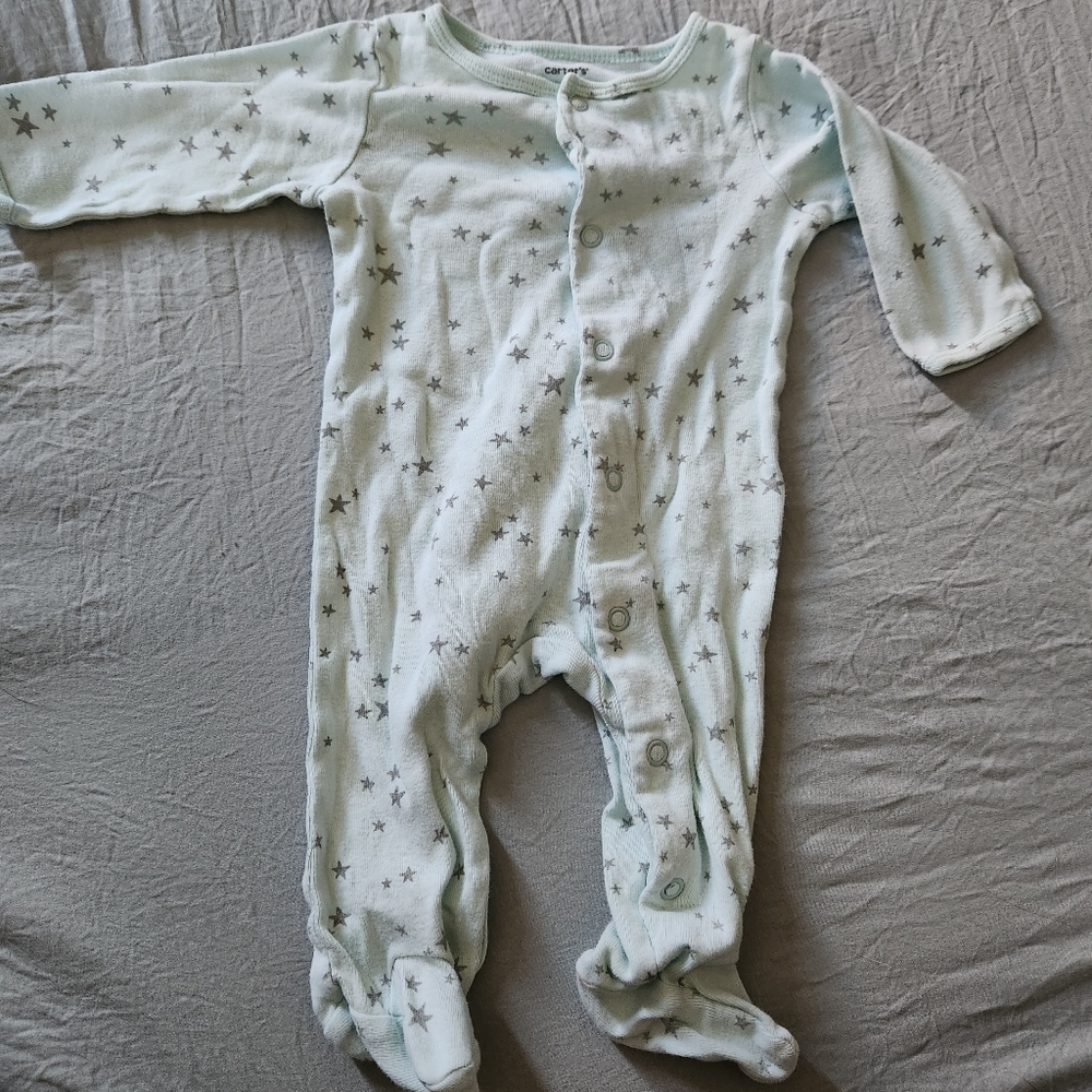 Carter's Baby Button Down Onesie 3 Months